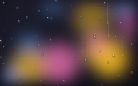 Amber & Blue Street — dark blue and gold rain background