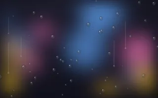 Amber & Blue Street II — dark blue and gold rain background, variation II