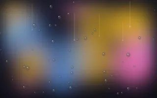 Amber & Blue Street III — dark blue and gold rain background, variation III