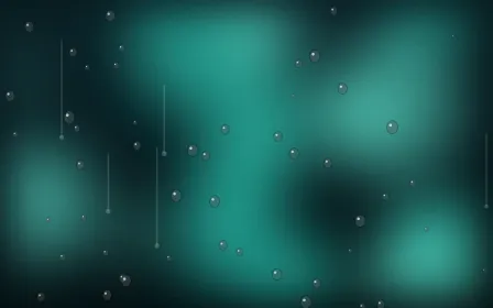 Teal Rain — dark black and teal rain background