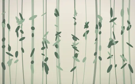 First Light Rainforest — light beige and green rainforest background