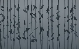 Storm Light Rainforest VII — dark grey and blue rainforest background, variation VII