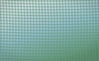 Clear Day Rattan II — light blue and green rattan background, variation II