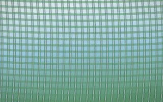 Clear Day Rattan IX — light blue and green rattan background, variation IX