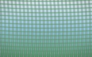 Clear Day Rattan X — light blue and green rattan background, variation X
