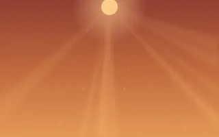 Ember Rays III — colourful red and orange light ray background, variation III