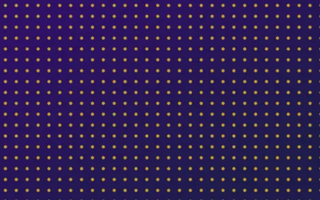 Disco Dots — dark purple and gold retro background
