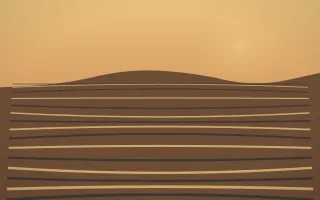 Autumn Glow Rice Terrace — colourful orange, brown and grey rice terrace background