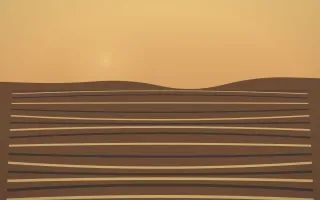 Autumn Glow Rice Terrace II — colourful orange, brown and grey rice terrace background, variation II