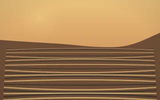 Autumn Glow Rice Terrace VIII — colourful orange, brown and grey rice terrace background, variation VIII
