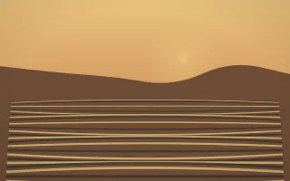 Autumn Glow Rice Terrace X — colourful orange, brown and grey rice terrace background, variation X
