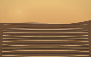 Autumn Glow Rice Terrace XI — colourful orange, brown and grey rice terrace background, variation XI