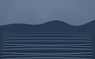 Blue Hour Rice Terrace VIII — dark blue rice terrace background, variation VIII