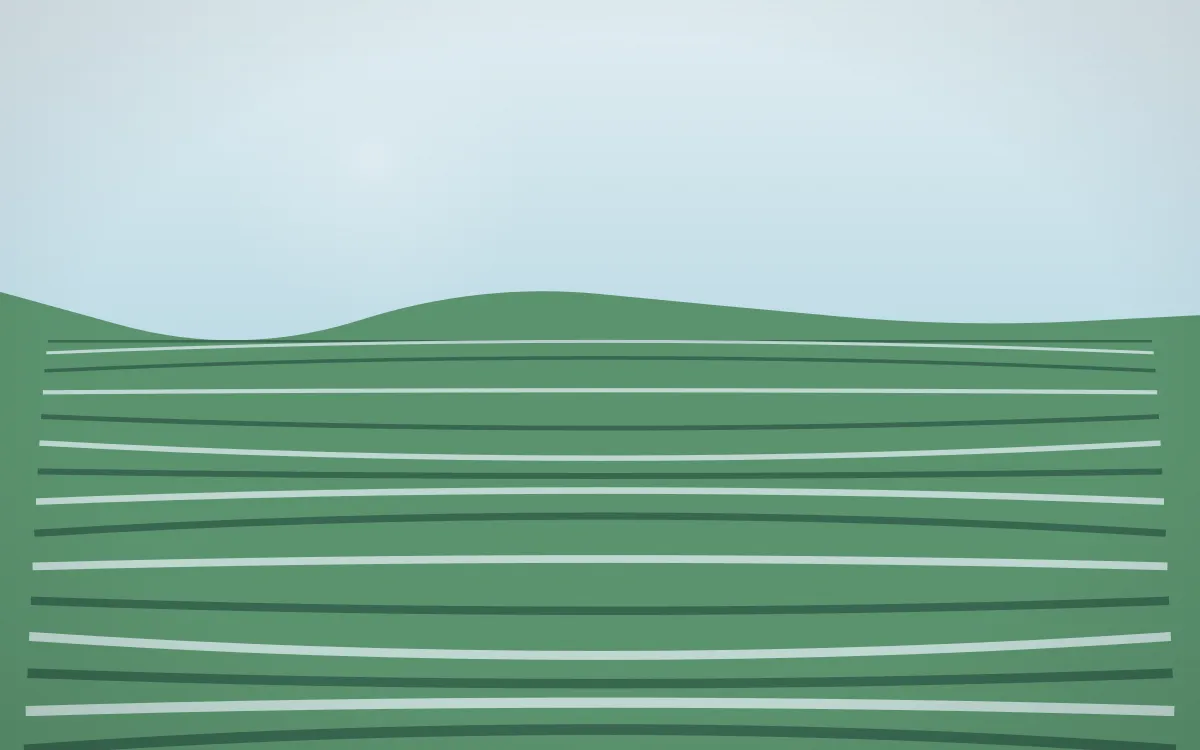 Clear Day Rice Terrace — light blue and green rice terrace background