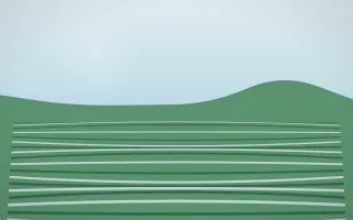 Clear Day Rice Terrace IV — light blue and green rice terrace background, variation IV