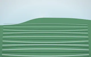 Clear Day Rice Terrace V — light blue and green rice terrace background, variation V