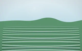 Clear Day Rice Terrace VIII — light blue and green rice terrace background, variation VIII