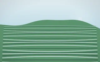 Clear Day Rice Terrace X — light blue and green rice terrace background, variation X