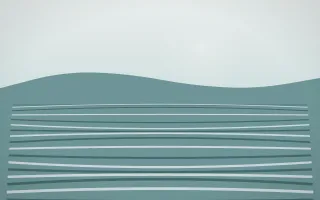 Coastal Mist Rice Terrace III — light white and teal rice terrace background, variation III