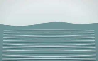 Coastal Mist Rice Terrace VII — light white and teal rice terrace background, variation VII
