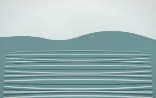 Coastal Mist Rice Terrace VIII — light white and teal rice terrace background, variation VIII
