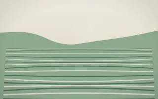 First Light Rice Terrace III — light beige and green rice terrace background, variation III