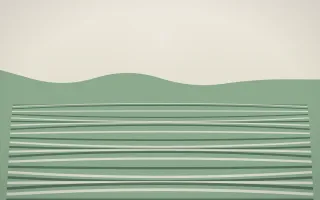 First Light Rice Terrace IX — light beige and green rice terrace background, variation IX