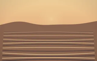 Golden Hour Rice Terrace — colourful orange and pink rice terrace background