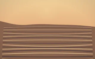 Golden Hour Rice Terrace IV — colourful orange and pink rice terrace background, variation IV