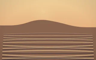 Golden Hour Rice Terrace VII — colourful orange and pink rice terrace background, variation VII