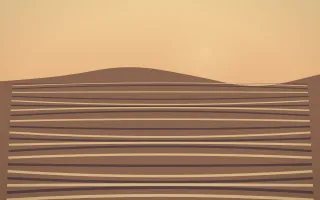 Golden Hour Rice Terrace VIII — colourful orange and pink rice terrace background, variation VIII