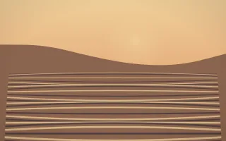 Golden Hour Rice Terrace XI — colourful orange and pink rice terrace background, variation XI