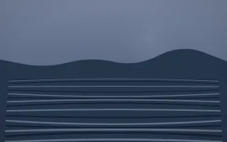 Moonlight Rice Terrace II — dark blue rice terrace background, variation II