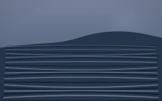 Moonlight Rice Terrace IX — dark blue rice terrace background, variation IX