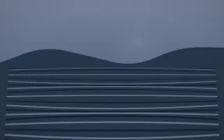 Moonlight Rice Terrace V — dark blue rice terrace background, variation V