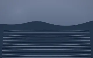 Moonlight Rice Terrace VI — dark blue rice terrace background, variation VI