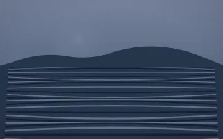Moonlight Rice Terrace X — dark blue rice terrace background, variation X