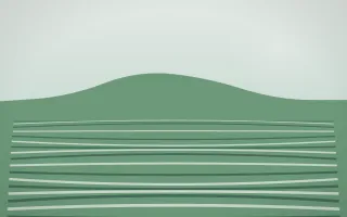 Spring Rain Rice Terrace III — light white and green rice terrace background, variation III