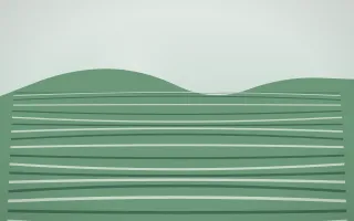 Spring Rain Rice Terrace IV — light white and green rice terrace background, variation IV
