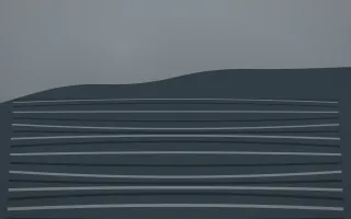 Storm Light Rice Terrace III — dark grey and blue rice terrace background, variation III