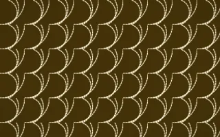 Accra Gold Stitch Fans — dark brown and beige sashiko background