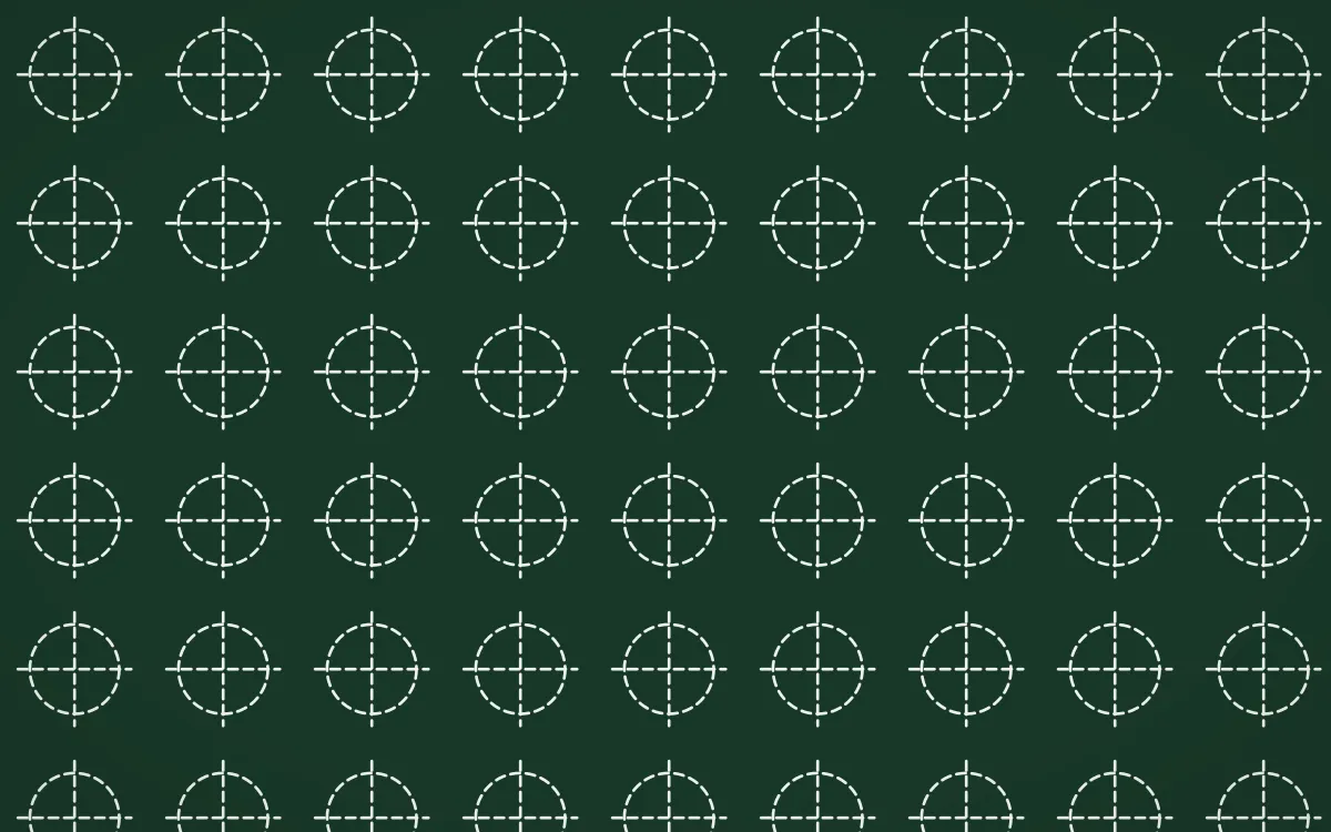 Alhambra Jade Stitch Crosses — dark green and white sashiko background