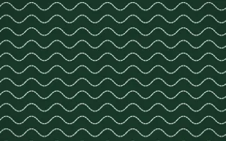 Alhambra Jade Stitch Waves — dark green and white sashiko background