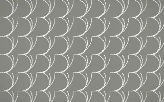 Alpine Chalk Stitch Fans — colourful grey and white sashiko background