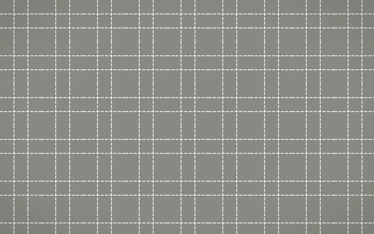 Alpine Chalk Stitch Grid — colourful grey and white sashiko background