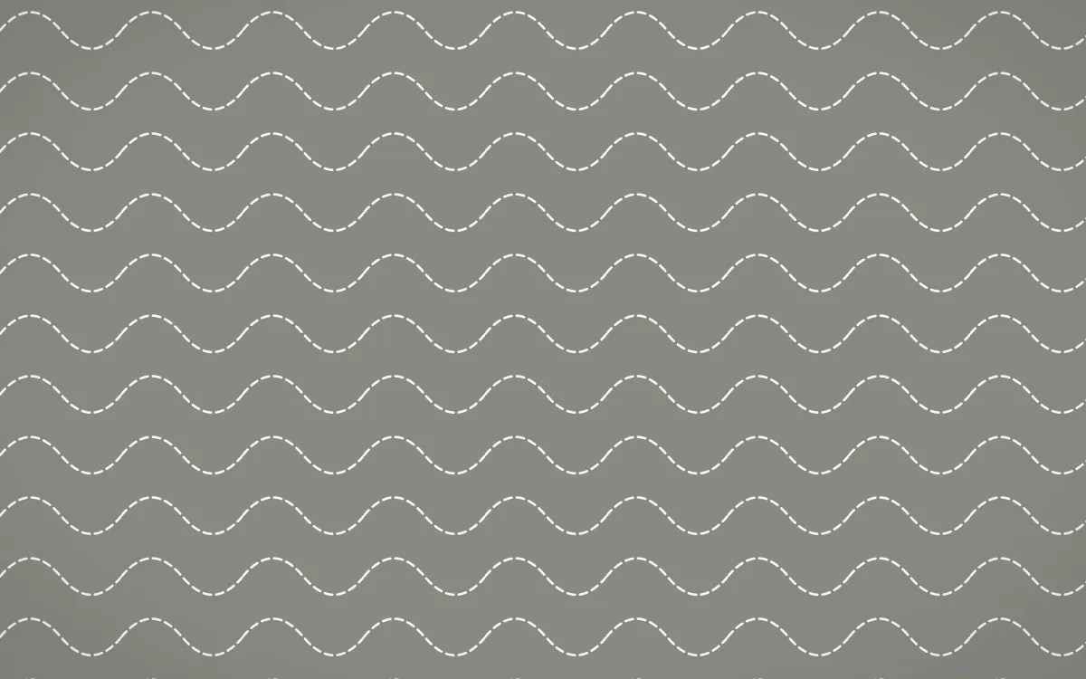 Alpine Chalk Stitch Waves — colourful grey and white sashiko background