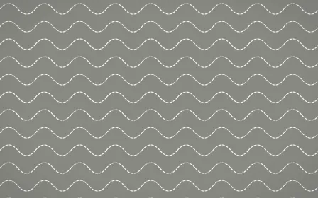 Alpine Chalk Stitch Waves — colourful grey and white sashiko background