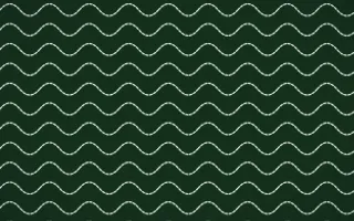 Amazônia Stitch Waves — dark green and white sashiko background