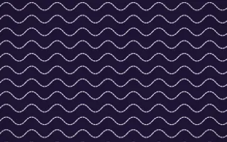 Arabian Night Stitch Waves — dark purple and white sashiko background