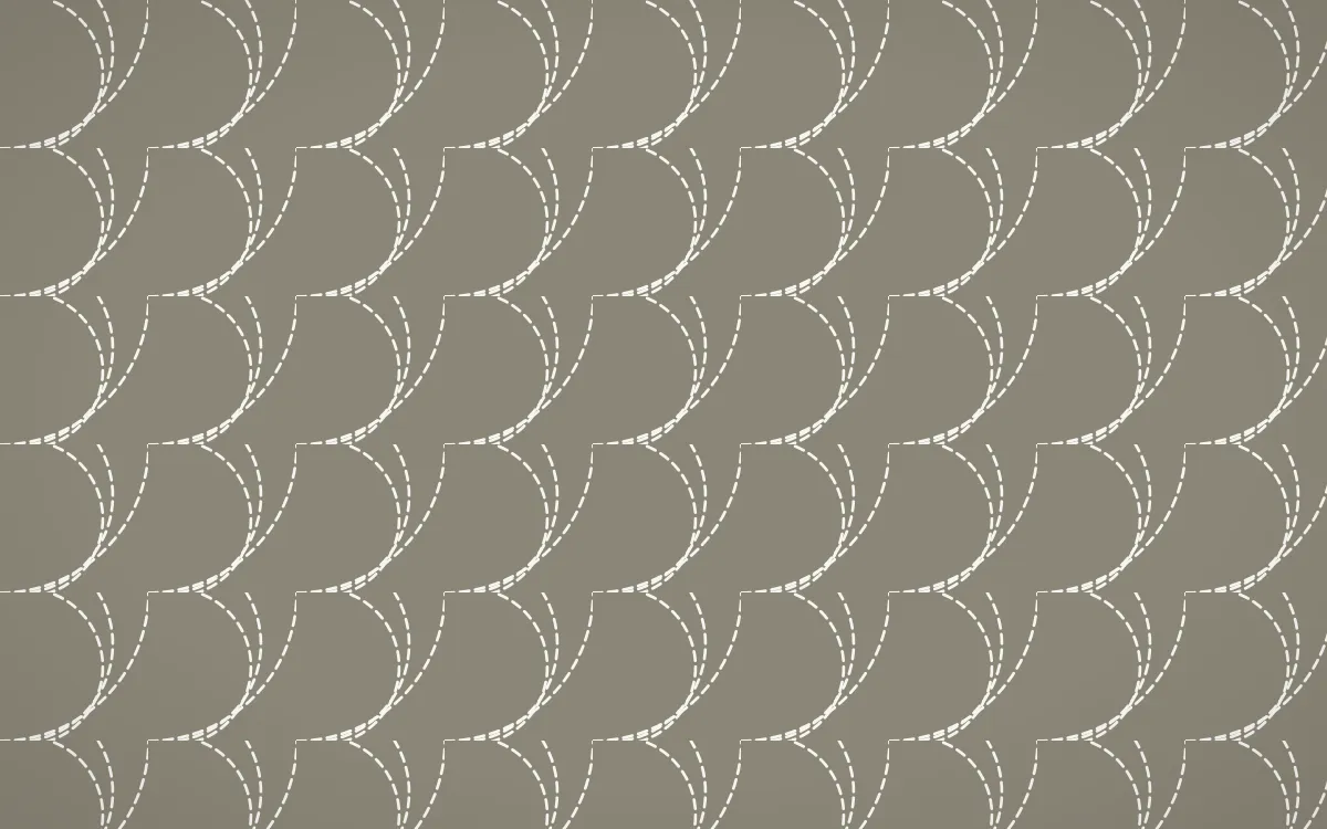 Athens Marble Stitch Fans — colourful yellow and white sashiko background